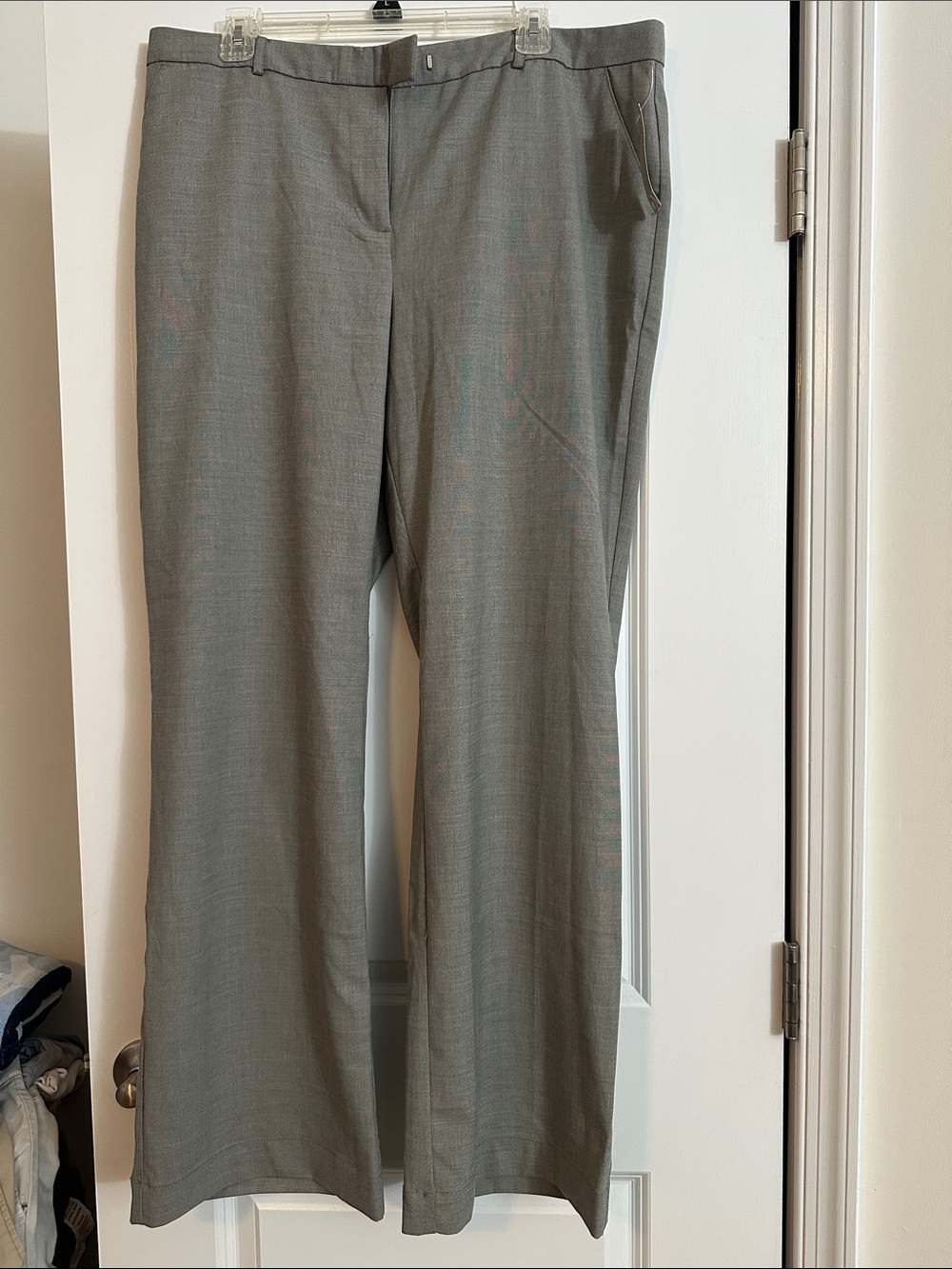 Old Navy Gray Boot Cut Dress Pants